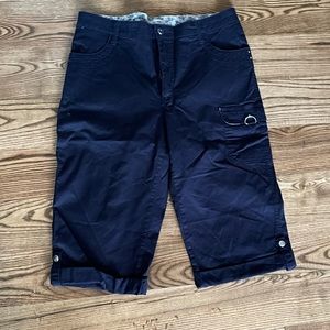 Lee Size 10 Short Capris Navy